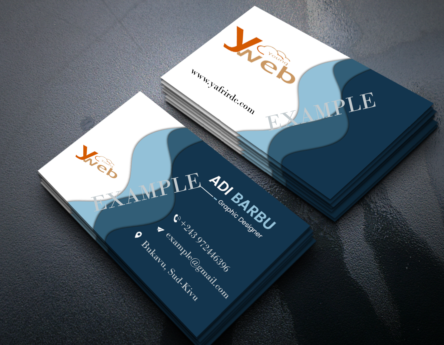 conception et impression des cartes de service et cartes de visite